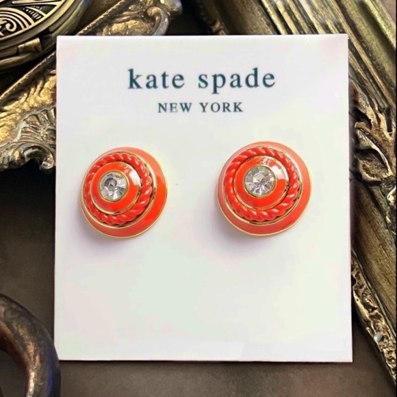 KATE SPADE • Red Know The Ropes Earrings - Picture 6 of 6
